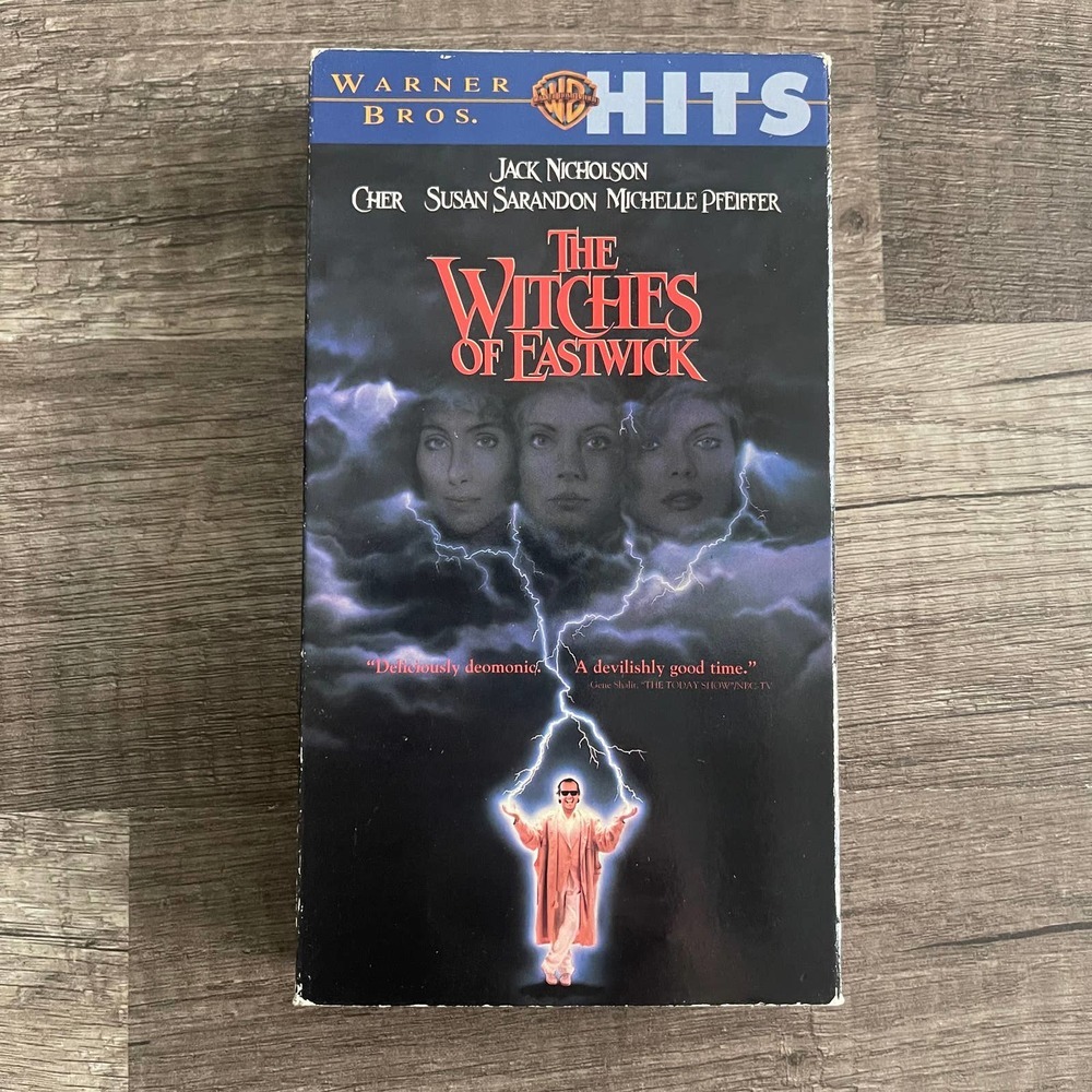 THE WITCHES OF EASTWICK - JACK NICHOLSON CHER SUSAN SARANDON [ VHS ] WARNER BROS